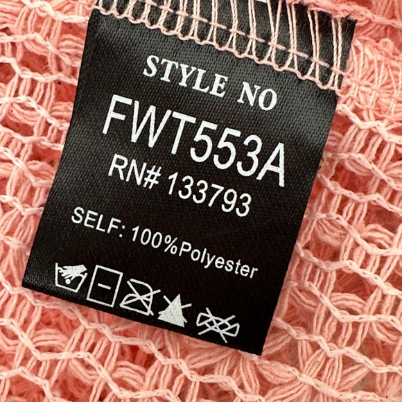 POL Cottagecore Slouchy Floral Crochet Blouse Bohemian Girly Relaxed Fit Large - Picture 13 of 16